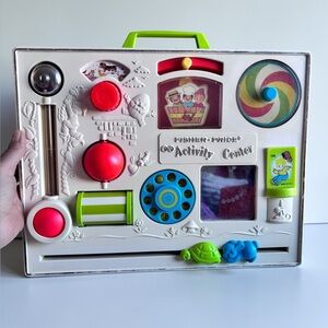 Vintage Fisher Price Activity Center Toy Board 1970s USA
